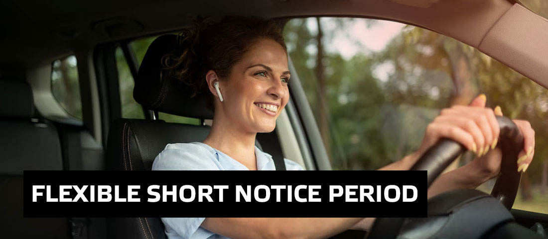 Flexible short notice period